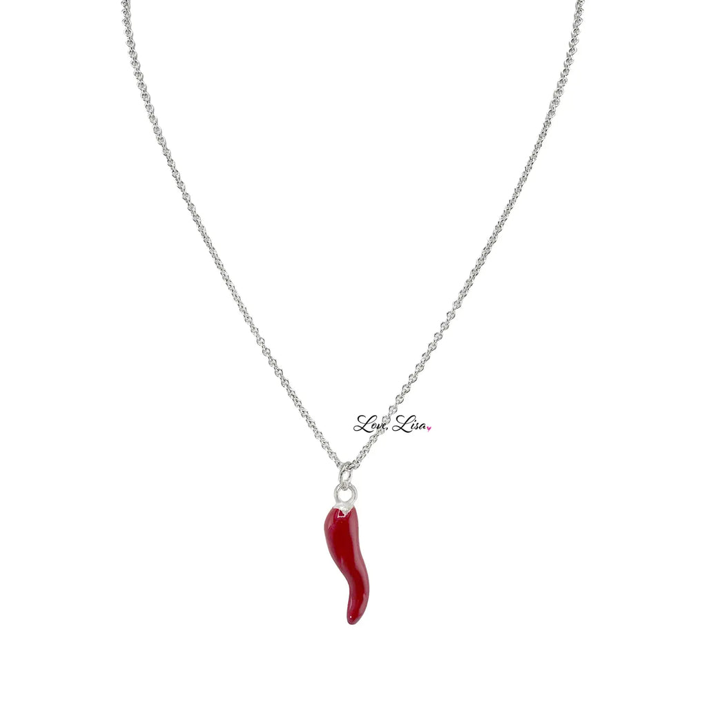 Italian horn necklace