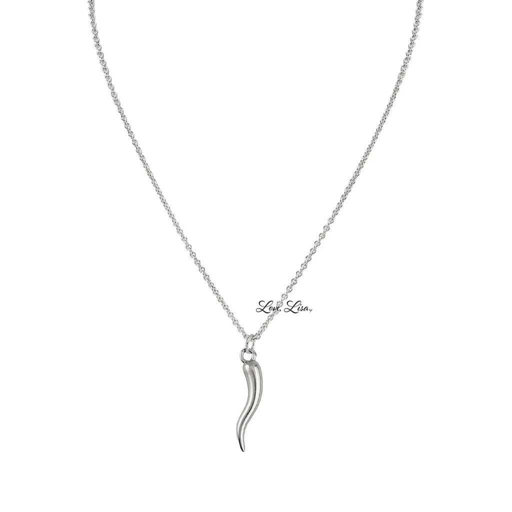 Italian horn necklace
