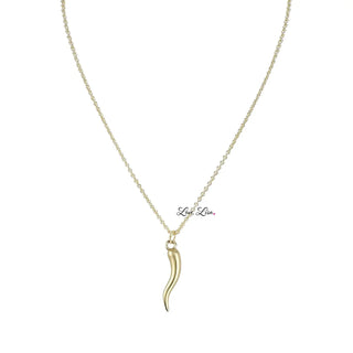 Italian horn necklace