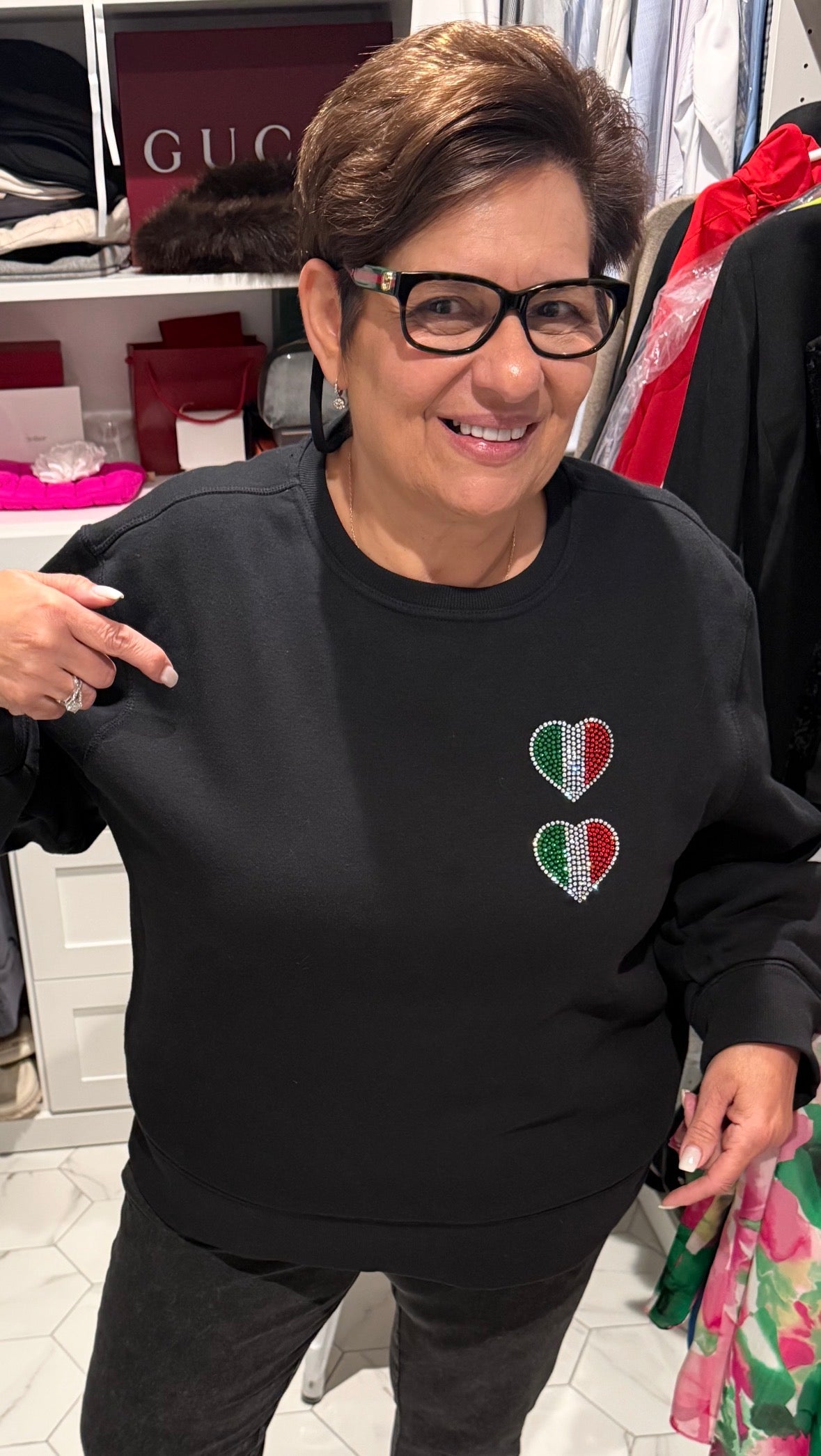 That's Amore crewneck