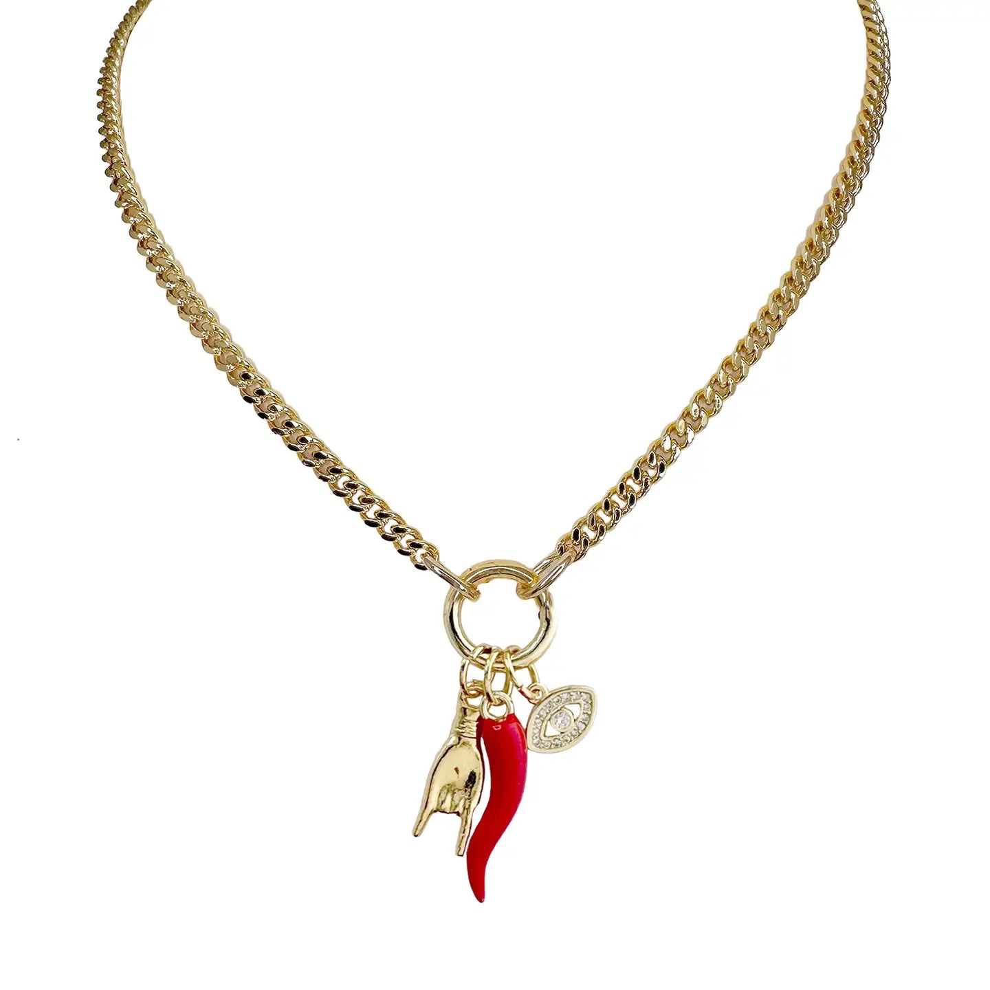 Buona fortuna necklace